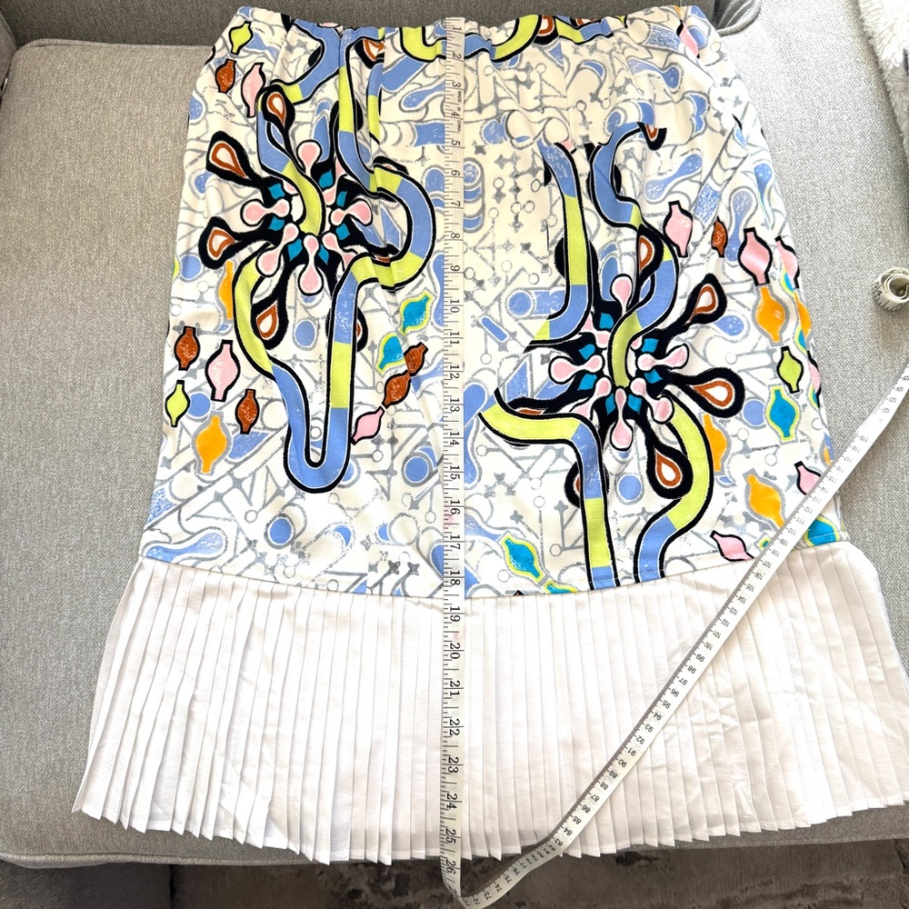 One-of-a-Kind Tailor-Made Skirt Handmade in Europe Size L  Elastic Waistband - Picture 7 of 11